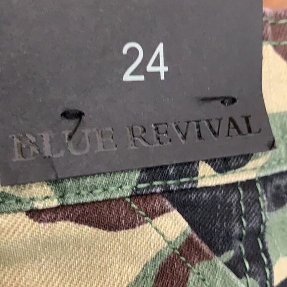 NWT BLUE REVIVAL TEDDY CARGO SKINNY ANKLE JEANS 24 - Picture 9 of 9